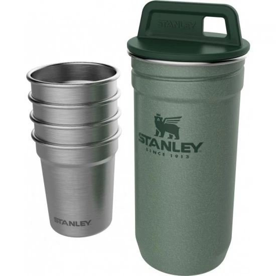 Stanley Adventure Nesting Shot Glass Set Hammertone Green 2 Stanley Adventure Nesting Shot Glass Set Hammertone Green - Image 2