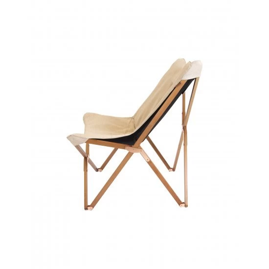 Bo-Camp Urban Outdoor Collection Relax Chair Bloomsbury L Oxford Polyester Beige 4 Bo-Camp Urban Outdoor Collection Relax Chair Bloomsbury L Oxford Polyester Beige - Image 4