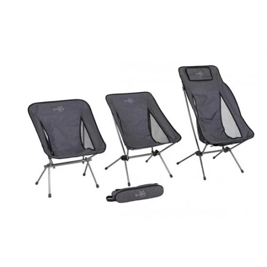 Bo-Camp Bo Camp Folding Chair Extreme M Gray 3 Bo-Camp Bo Camp Folding Chair Extreme M Gray - Image 3