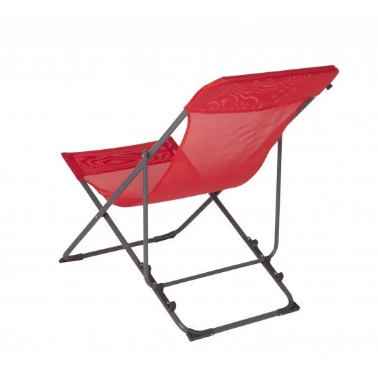 Bo-Camp Bo Camp Beach Chair Penco Oxford Polyester Red 2 Bo-Camp Bo Camp Beach Chair Penco Oxford Polyester Red - Image 2