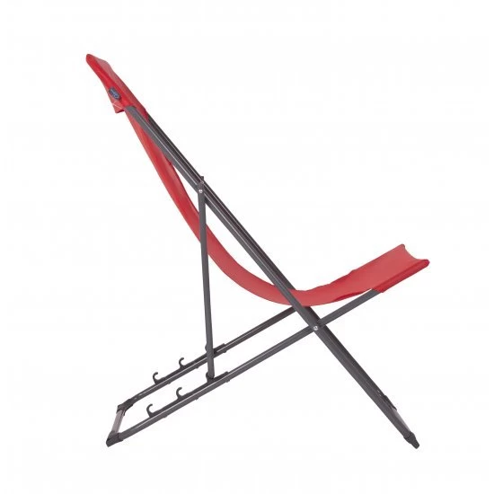 Bo-Camp Bo Camp Beach Chair Penco Oxford Polyester Red 5 Bo-Camp Bo Camp Beach Chair Penco Oxford Polyester Red - Image 5