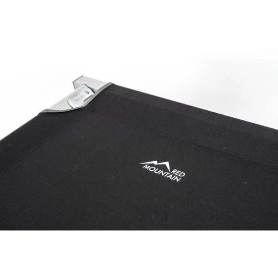 Red Mountain Cross-leg Bed Aluminum 190x64x42 Cm Black 6 Red Mountain Cross-leg Bed Aluminum 190x64x42 Cm Black - Image 6