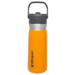 Stanley The IceFlow Flip Straw Water Bottle Saffron 0.65L