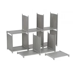 Bo-Camp Bo Camp Compartment Cupboard Multi Use Gray -Camping Online Store 1694020 07 550x550w