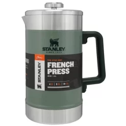 Stanley The Stay Hot French Press Hammertone Green 1.4L -Camping Online Store 1806303177 550x550h