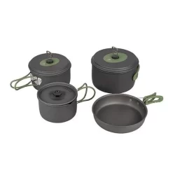 Bo-Camp Cookware Set Explorer 4 Piece Hard Anodized