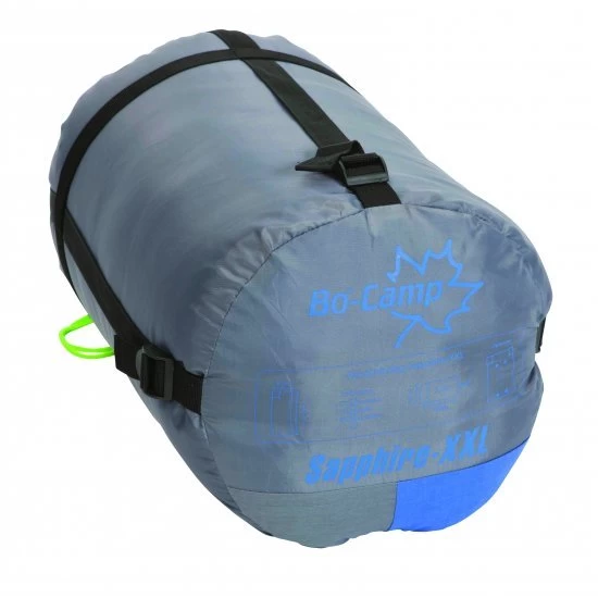 Camp-Gear Sleeping Bag Comfort Deluxe XXL 220x90 Cm Gray Blue 2 Camp-Gear Sleeping Bag Comfort Deluxe XXL 220x90 Cm Gray Blue - Image 2