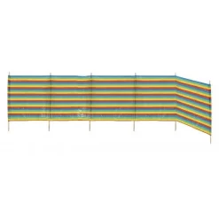Bo-Camp Beach Windbreak 5 Compartments 4.6x0.9 Meter
