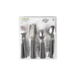 Bo-Camp Cutlery Set 24 Pieces 6 Persons