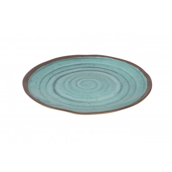 Bo-Camp Bo Camp Tableware 100 Percent Melamine 12 Pieces Halo Aqua-Terracotta 6 Bo-Camp Bo Camp Tableware 100 Percent Melamine 12 Pieces Halo Aqua-Terracotta - Image 6