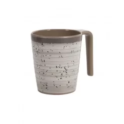 Bo-Camp Mug Halo Melamine Beige 4 Pieces