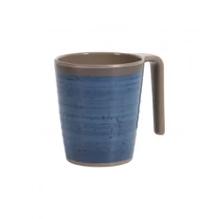 Bo-Camp Mug Halo Melamine Blue 4 Pieces