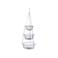 Bo-Camp Hanging Baskets 3 Layer Foldable Metal