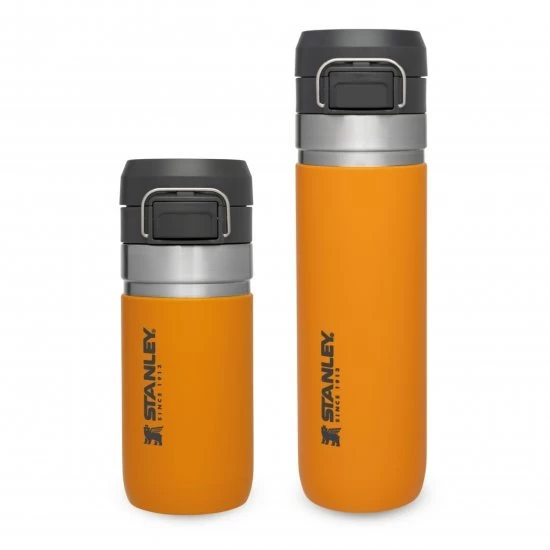 Stanley Quick Flip Water Bottle Saffron 0.47L 4 Stanley Quick Flip Water Bottle Saffron 0.47L - Image 4
