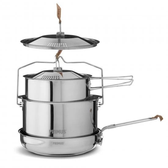 Primus CampFire Cookset Stainless Steel Large 1 Primus CampFire Cookset Stainless Steel Large