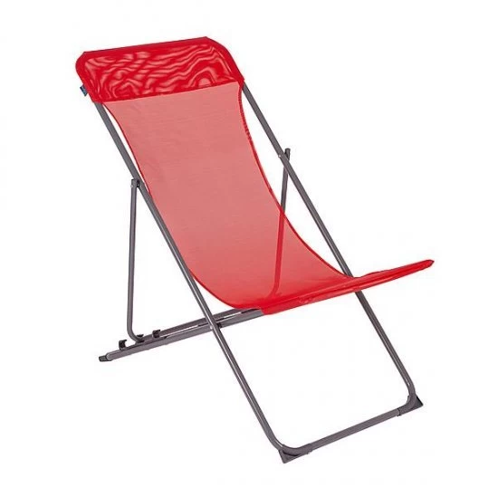 Bo-Camp Bo Camp Beach Chair Penco Oxford Polyester Red 1 Bo-Camp Bo Camp Beach Chair Penco Oxford Polyester Red