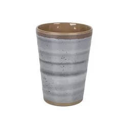 Bo-Camp Bo Camp Cup 100 Percent Melamine Grey 4 Pieces