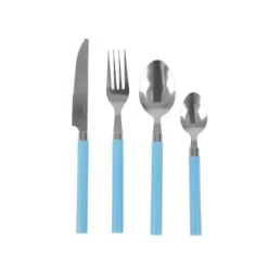 Bo-Camp Cutlery Set 4 Piece 1 Person Blue