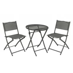 Bo-Camp Bo Camp Bistro Set 3 Pieces Grey