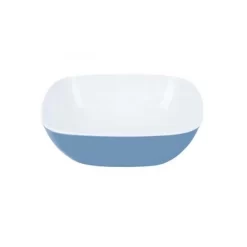 Bo-Camp Bo Camp Bowl Medium 100 Percent Melamine 15.2x15.2x5 Cm Two Tone Steel Blue