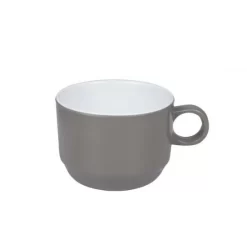 Bo-Camp Cup 100 Melamine Diameter 8.5x6.5 Cm Two Tone Taupe