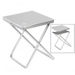 Bo-Camp Stool Plus Top Gray