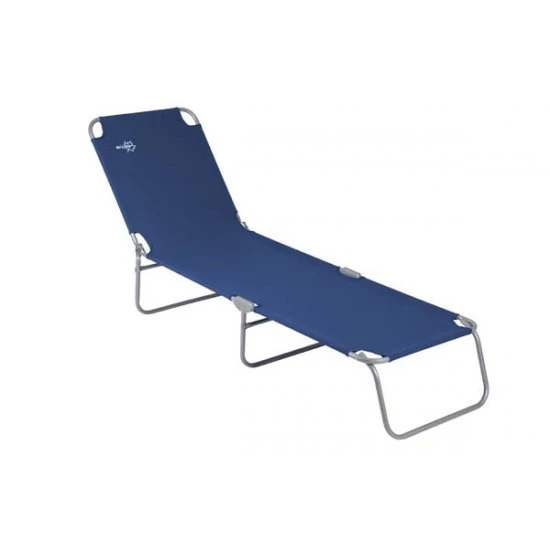 Bo-Camp Lounger 5 Positions 190x53x27 Cm Dark Blue 1 Bo-Camp Lounger 5 Positions 190x53x27 Cm Dark Blue