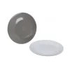 Bo-Camp Breakfast Plate 100 Melamine Diameter 21.5 Cm Two Tone Taupe