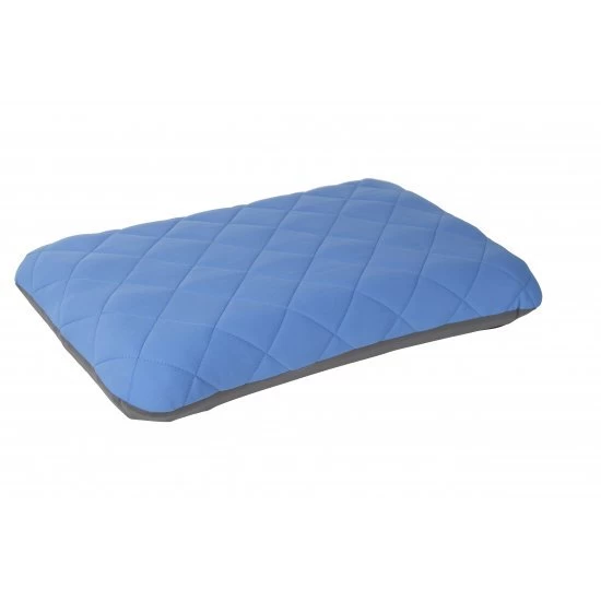 Bo-Camp Bo Camp Inflatable Pillow With Cover Top 30D Polyester Blue 1 Bo-Camp Bo Camp Inflatable Pillow With Cover Top 30D Polyester Blue