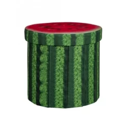 Bo-Camp Bo Camp Ottoman Round Watermelon