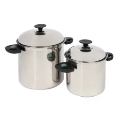 Bo-Camp Cookware Set Elegance Compact 2 2 Piece Stainless Steel