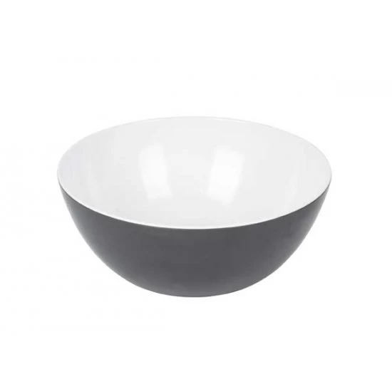 Bo-Camp Salad Bowl 100 Melamine Diameter 25x10 Cm Two Tone Gray 1 Bo-Camp Salad Bowl 100 Melamine Diameter 25x10 Cm Two Tone Gray