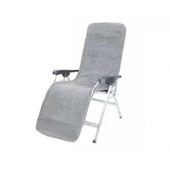 Bo-Camp Seat Cover L Universal Padded Terry Cloth Light Gray