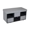 Bo-Camp Urban Outdoor Ottoman Barnet Grey