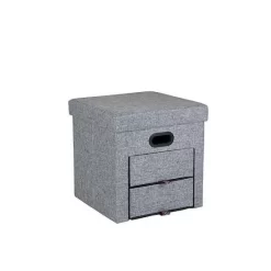 Bo-Camp Urban Outdoor Ottoman Holborn Grey