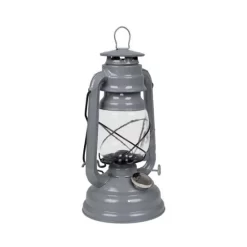 Bo-Camp Urban Outdoor Lantern Hurricane Grey