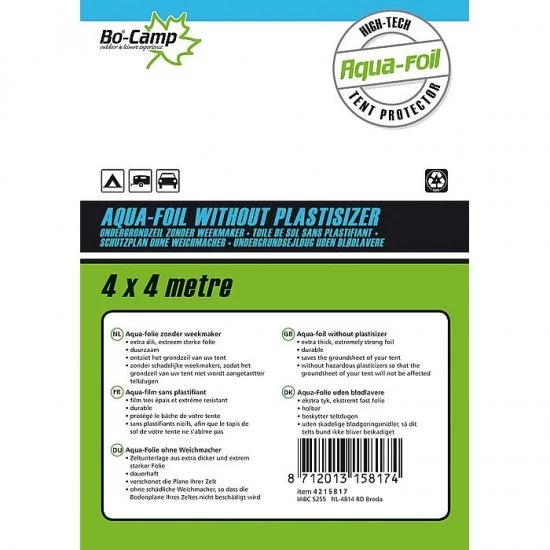 Bo-Camp Aqua Foil Groundsheet Without Plasticizers 4 X 4 Meter Black 2 Bo-Camp Aqua Foil Groundsheet Without Plasticizers 4 X 4 Meter Black - Image 2