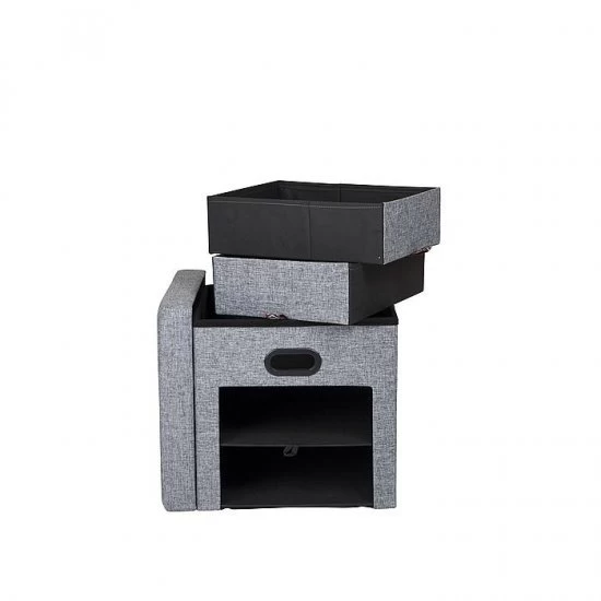 Bo-Camp Urban Outdoor Ottoman Holborn Grey 4 Bo-Camp Urban Outdoor Ottoman Holborn Grey - Image 4