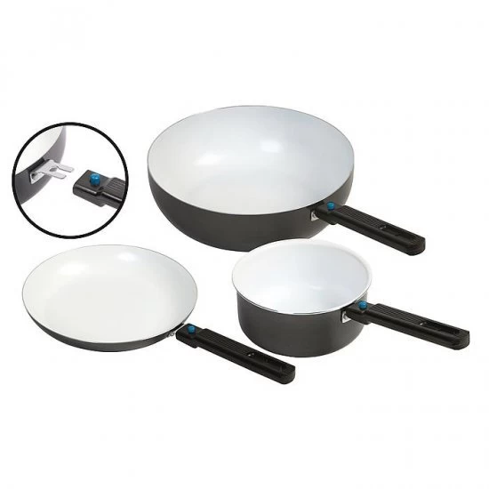 Bo-Camp Wok Pan Sprint ECO Removable Handle Diameter 24cm 4 Bo-Camp Wok Pan Sprint ECO Removable Handle Diameter 24cm - Image 4