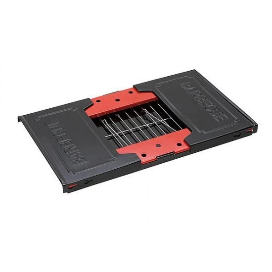 Camp-Gear Barbecue Compact Charcoal Black -Red 2 Camp-Gear Barbecue Compact Charcoal Black -Red - Image 2