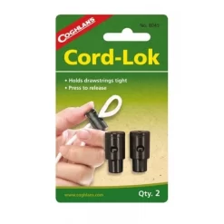 Coghlans Cord Closure 2 Pieces Black