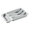 Curver Cutlery Tray 4 Compartments 33x20x6 Cm Gray