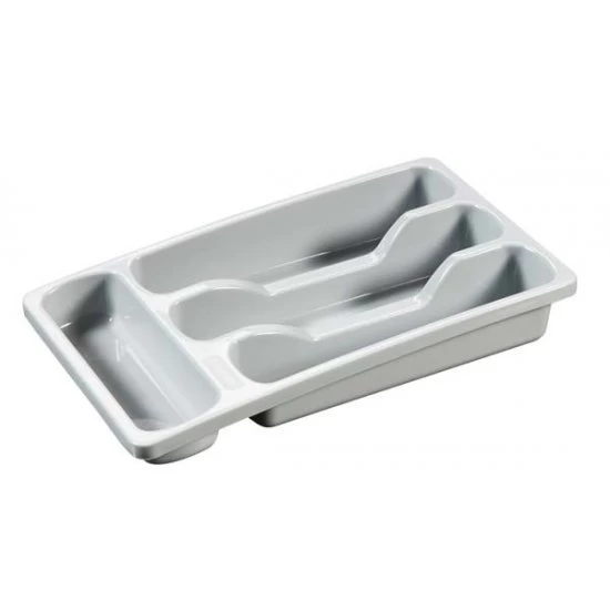 Curver Cutlery Tray 4 Compartments 33x20x6 Cm Gray 1 Curver Cutlery Tray 4 Compartments 33x20x6 Cm Gray