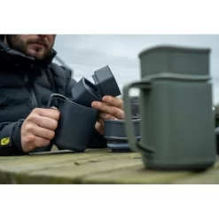 Ridgemonkey Thermomug DLX Brew Set Gunmetal Grey -Camping Online Store Dan20Thermo204 550x550w