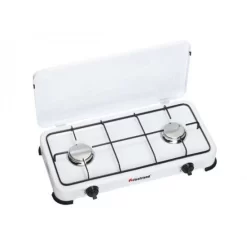 Campart Gas Stove 2 Burners 2x 1500 Watt White