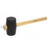 Hammer With Peg Puller Rubber -Wood -Steel 750 Grams