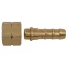 Wartel Messing Met Slangpilaar 1-4 Inch Linkse Aansluiting