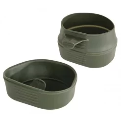 Bowl Foldable 300 Ml Plastic Green
