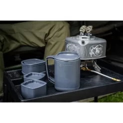 Ridgemonkey Thermomug DLX Brew Set Gunmetal Grey -Camping Online Store MAX00004 550x550w