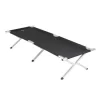 Red Mountain Cross-leg Bed Aluminum 190x64x42 Cm Black